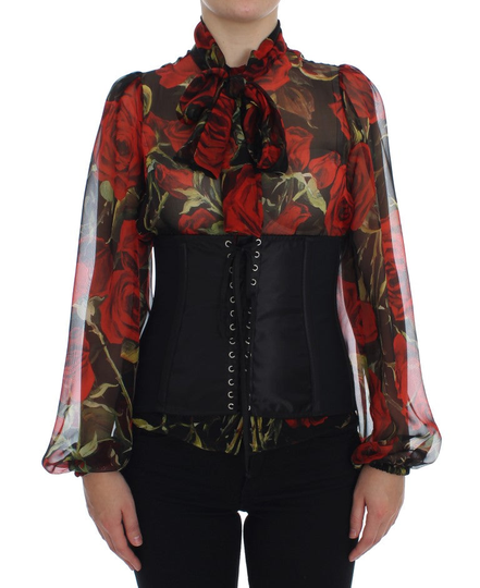 Dolce & Gabbana Women's Stretch Corset Belt Black SIG20135-3 - IT38|XS