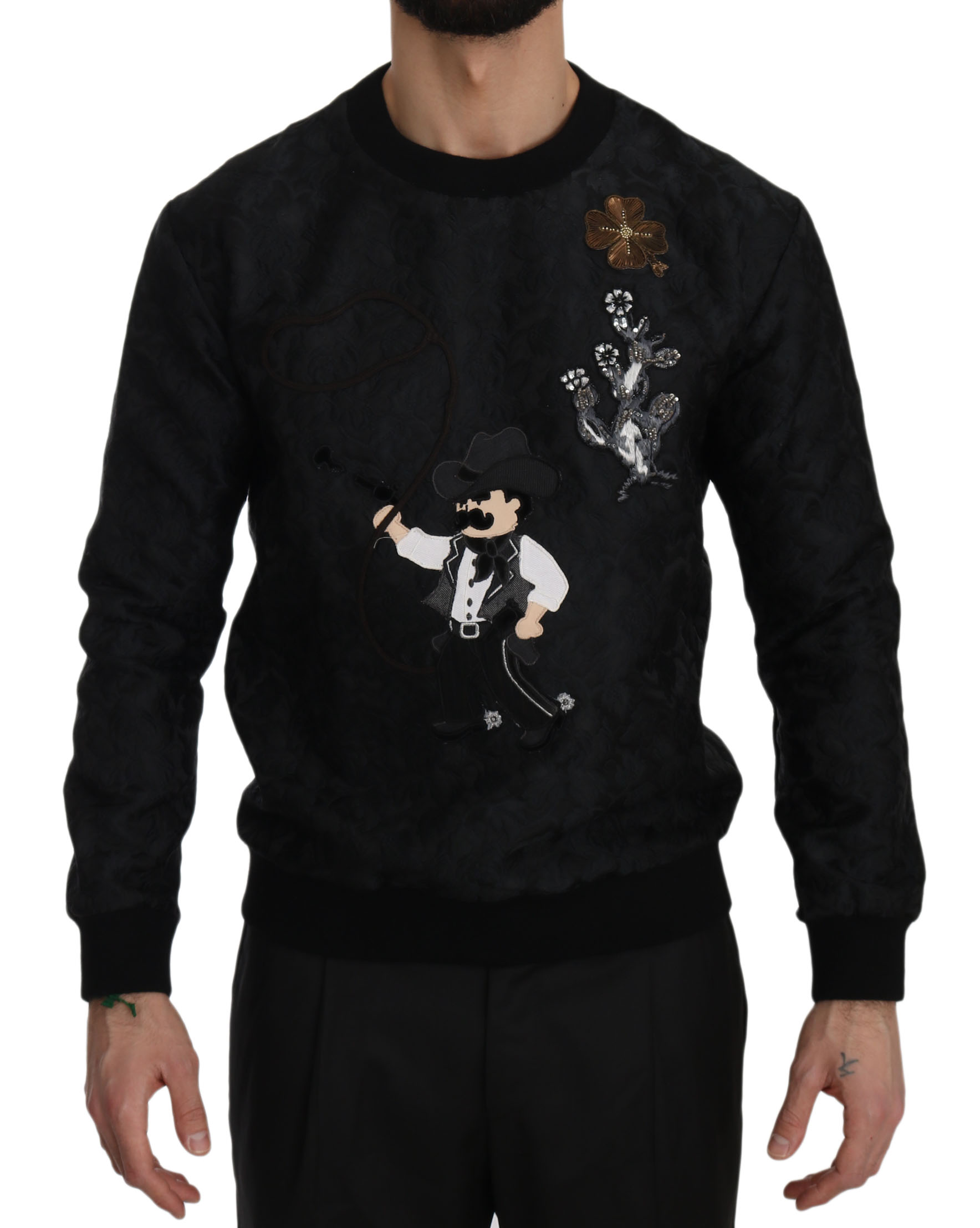 Dolce & Gabbana Men's Sweater Black TSH3500 - IT44 | XS