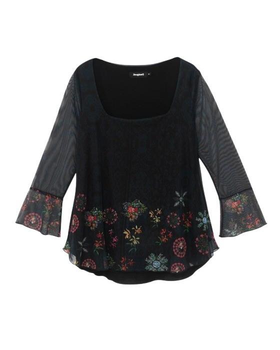 Desigual Women's Top Blue 234301 - blue-1 S