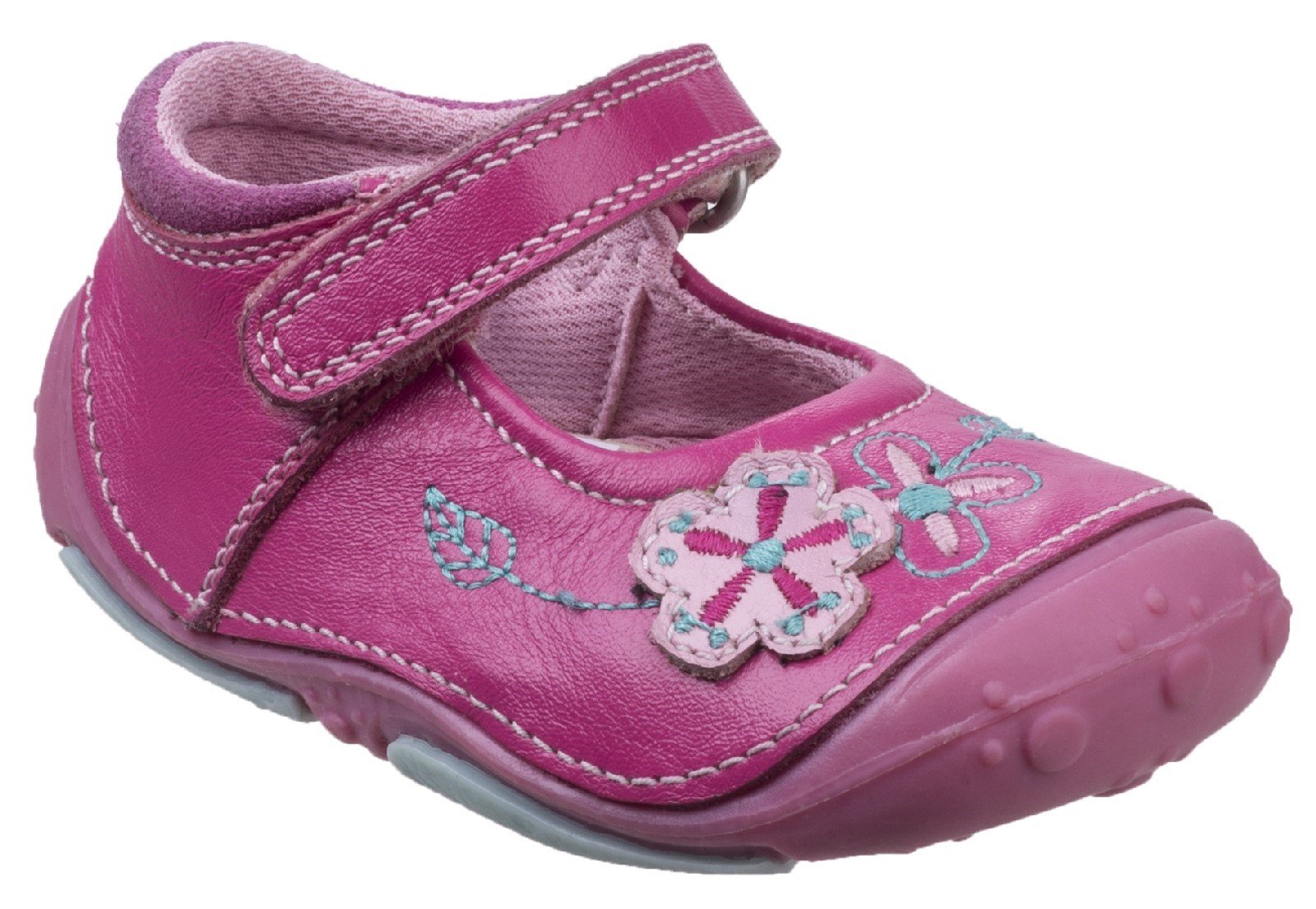 Hush Puppies Women's Lara Touch Fastening Sandal Light Blue 26392 - Light Pink 2