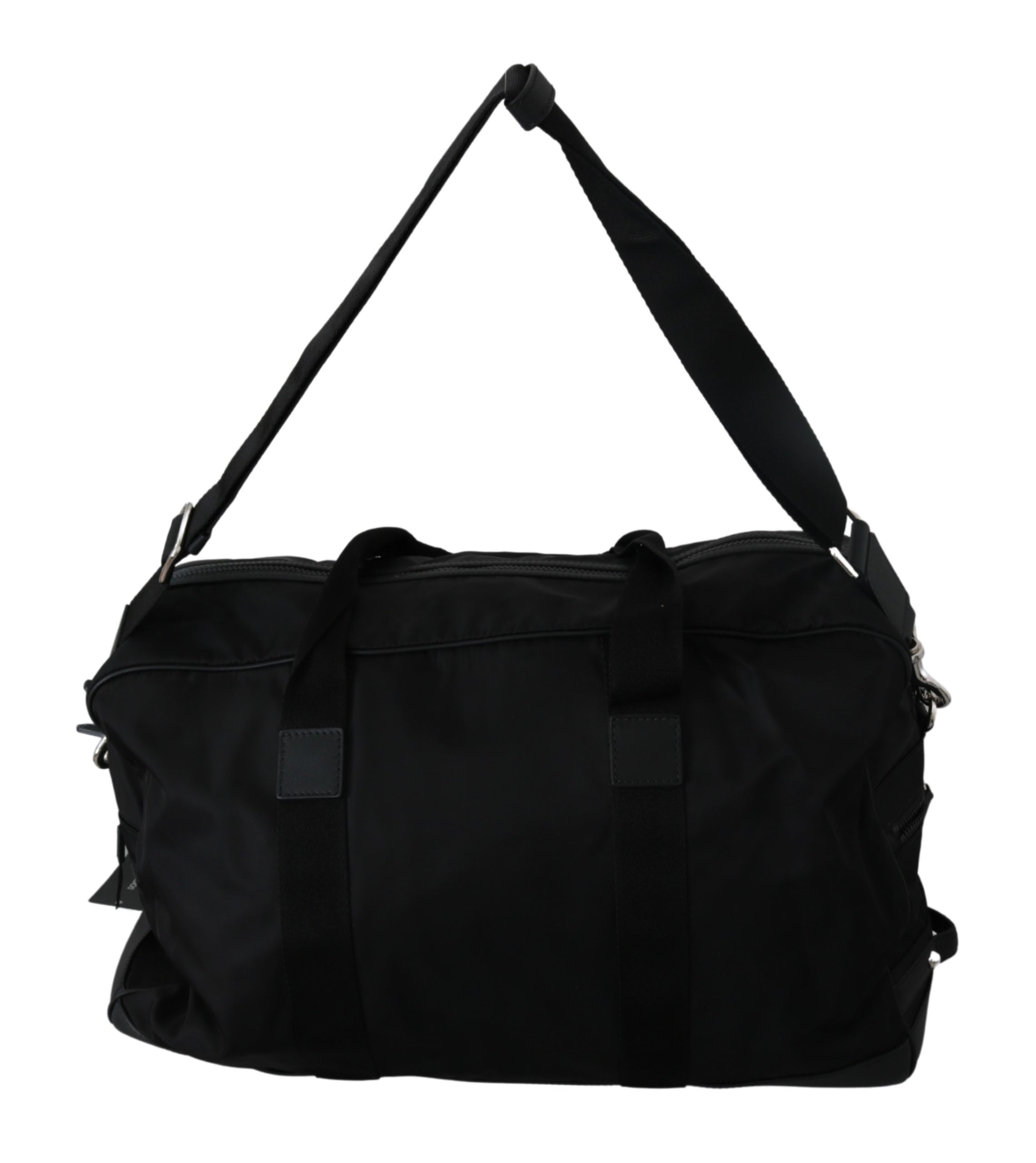 Dolce & Gabbana Men's Shoulder Sling Travel Luggage Nylon Bag Black VAS9235