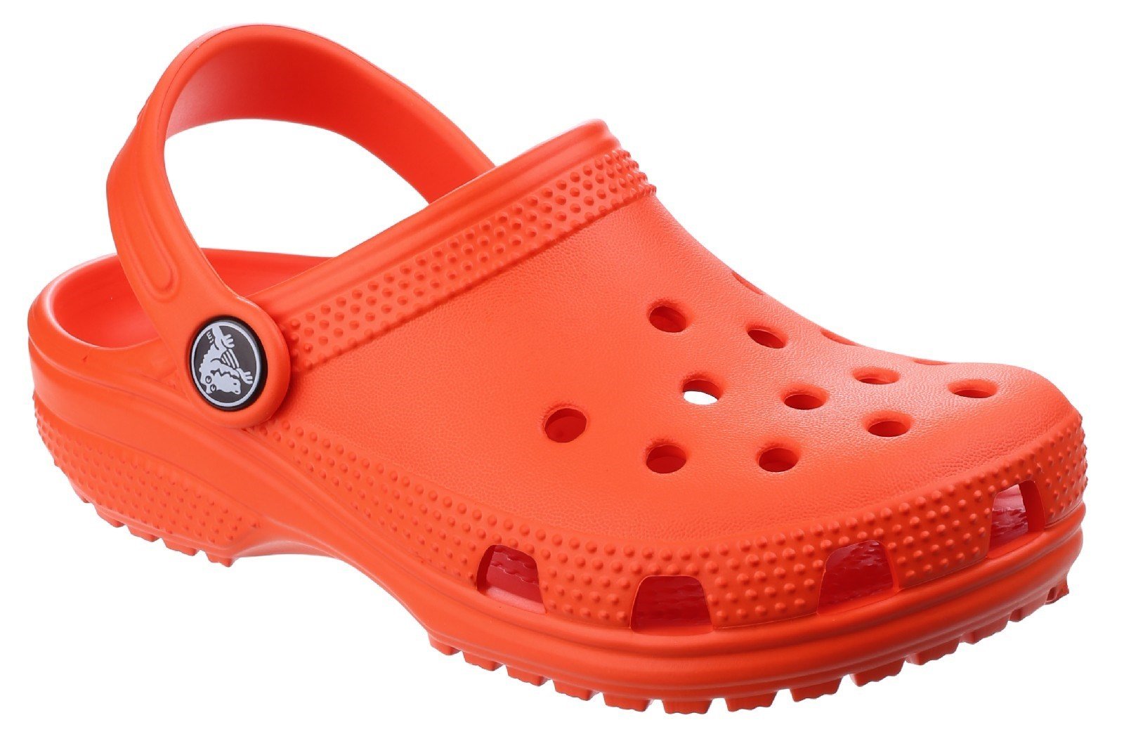 Crocs Kid's Classic Clog Slip On Sandal Various Colours 25239 - Tangerine 4 UK