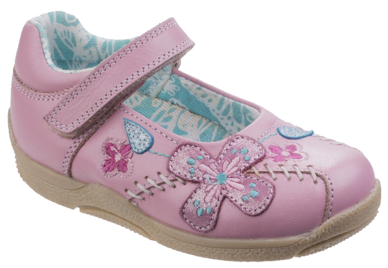 Hush Puppies Women's Millie Touch Fastening Sandal Various Colours 26395 - Pink 4