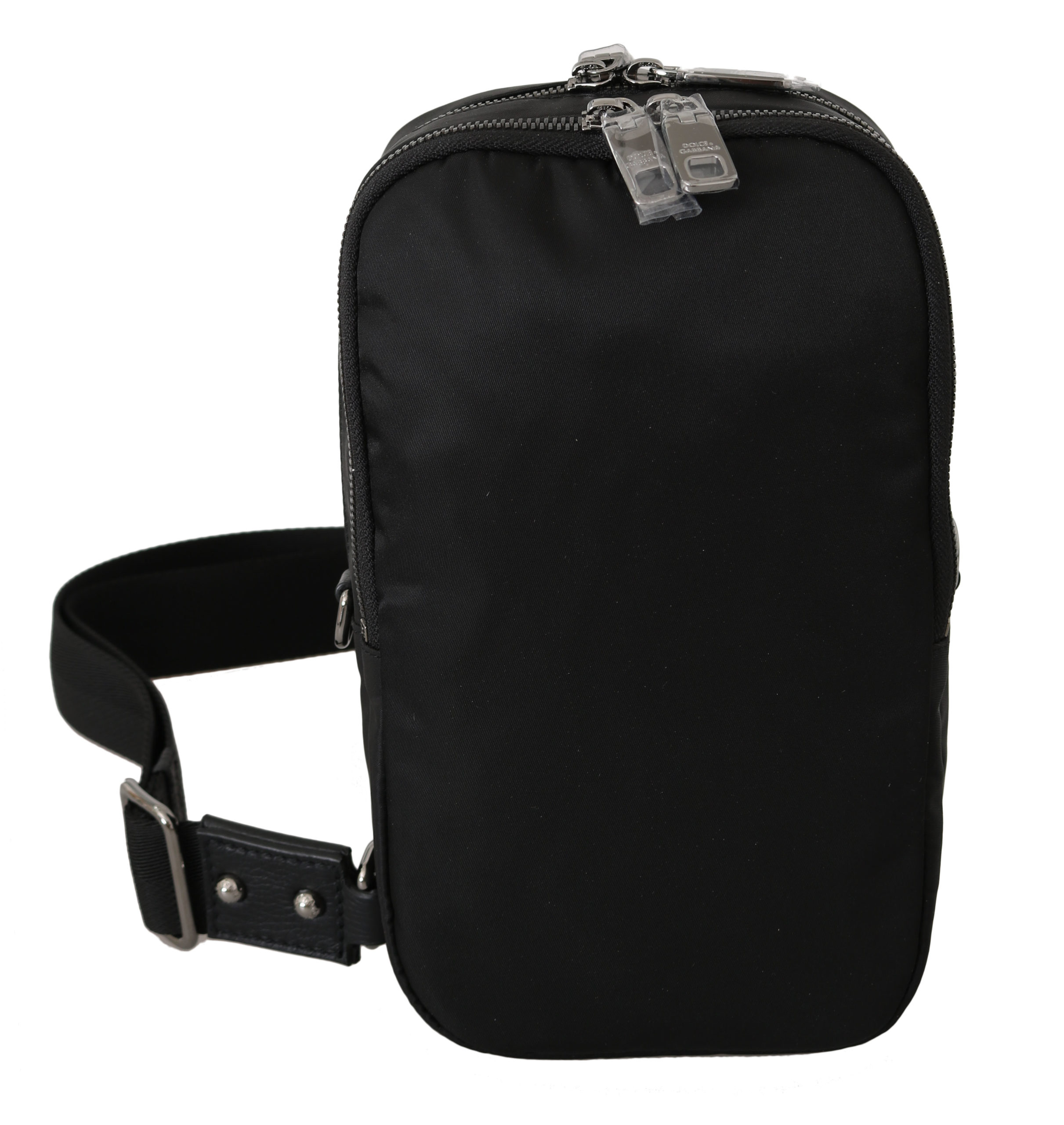 Dolce & Gabbana Men's Nylon Strap Crossbody Bag Black VAS8768