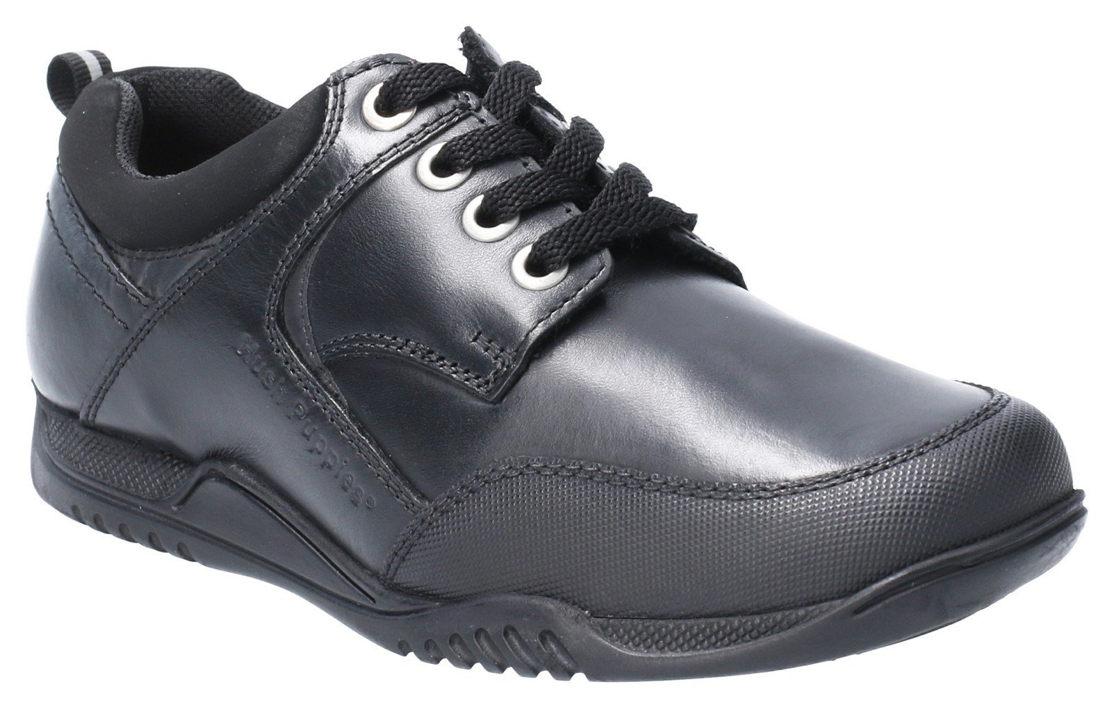 Hush Puppies Men's Dexter Jnr Lace Up School Shoe Black 28971 - Black 10 UK