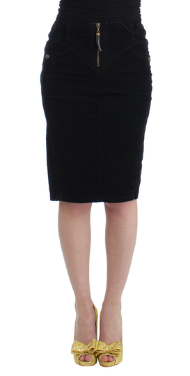 Cavalli Women's Skirt Black SIG11823 - IT42|M