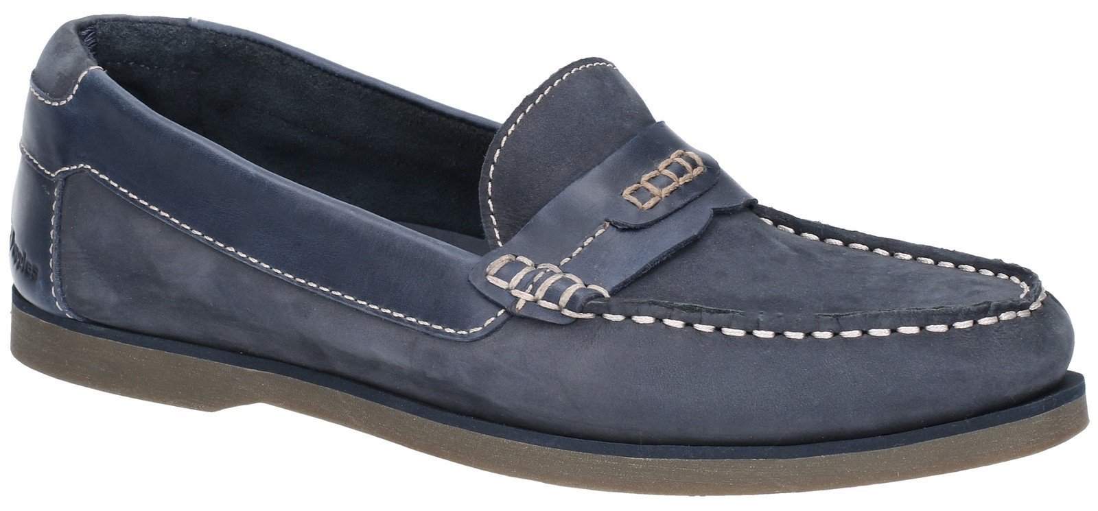 Hush Puppies Men's Finn Slip On Shoe Various Colours 28357 - Navy 6