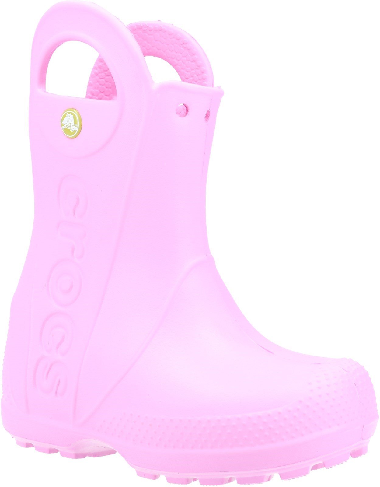 Crocs Kid's Handle It Rain Boot Carnation 21080 - Carnation 6