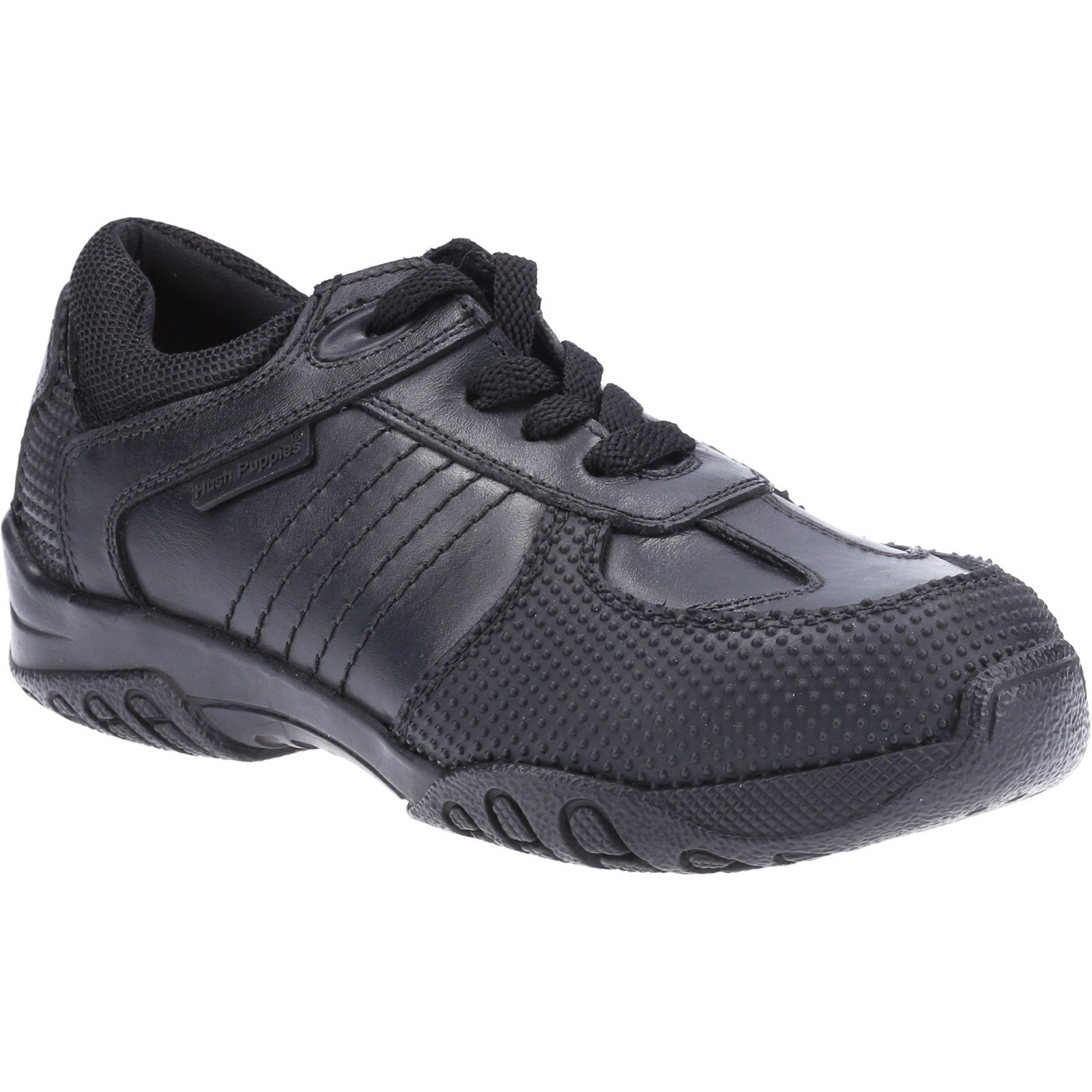 Hush Puppies Kid's Jezza Junior School Shoe Black 32587 - Black 2