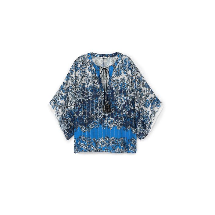 Desigual Women's Top Blue 172401 - blue S