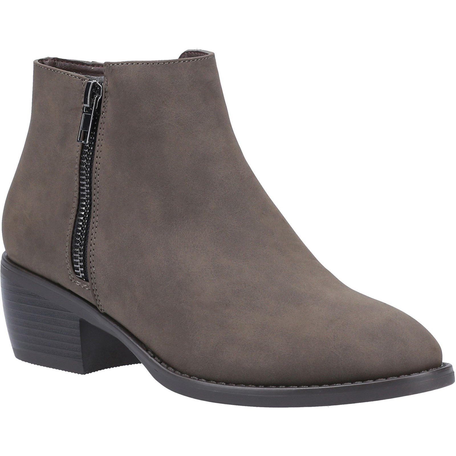 Divaz Women's Ruby Ankle Boot Various Colours 31096 - Khaki 3