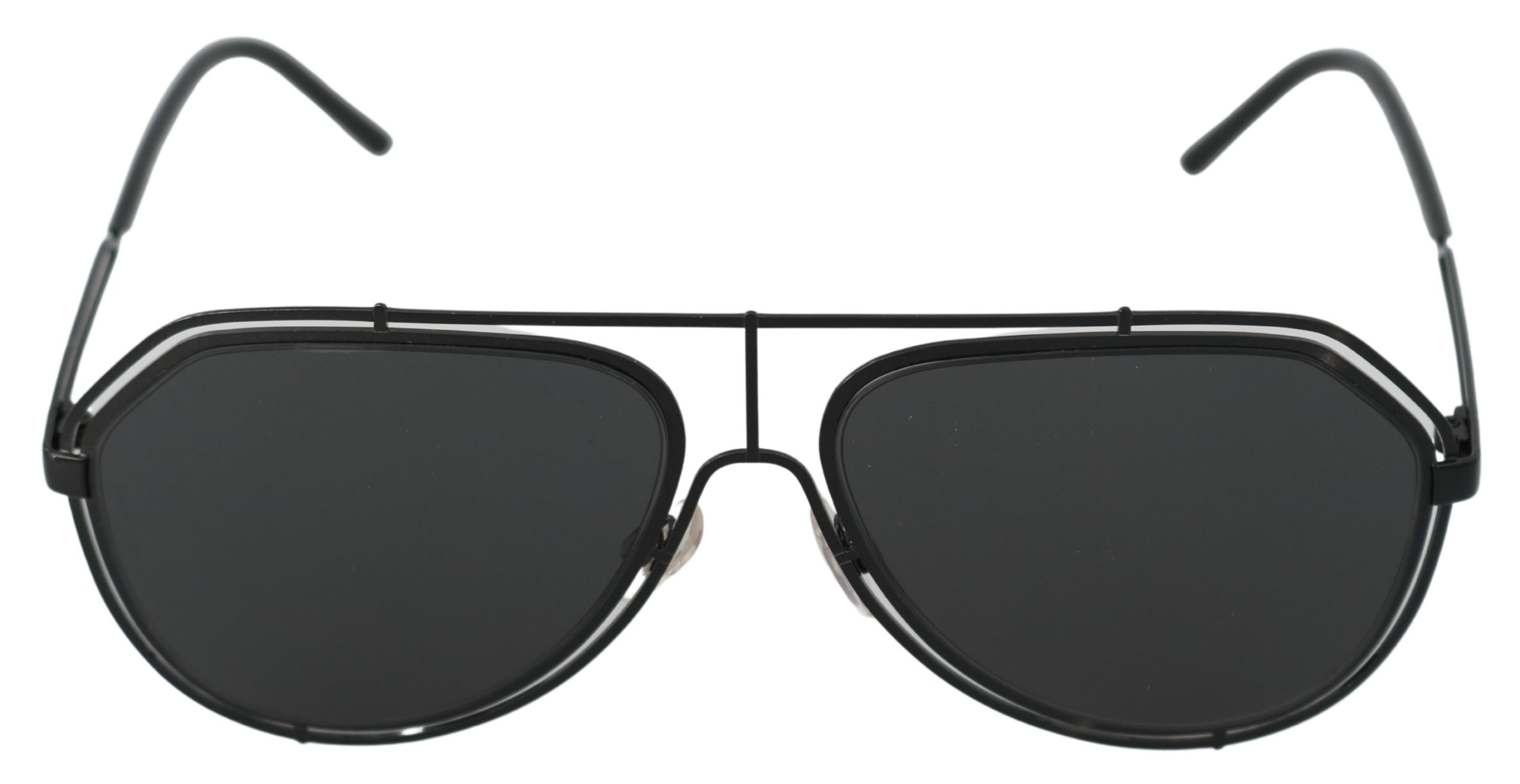 Dolce & Gabbana Women's Pilot Aviator Sunglasses Black GLA766