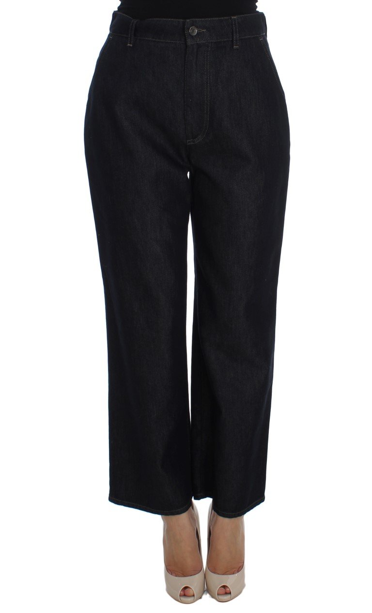 Dolce & Gabbana Women's Cotton Silk Blend Flare Jeans Blue SIG20040 - IT38|XS