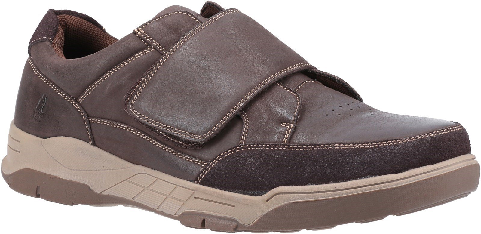 Hush Puppies Men's Fabian Touch Trainer Various Colours 32006 - Coffee 7
