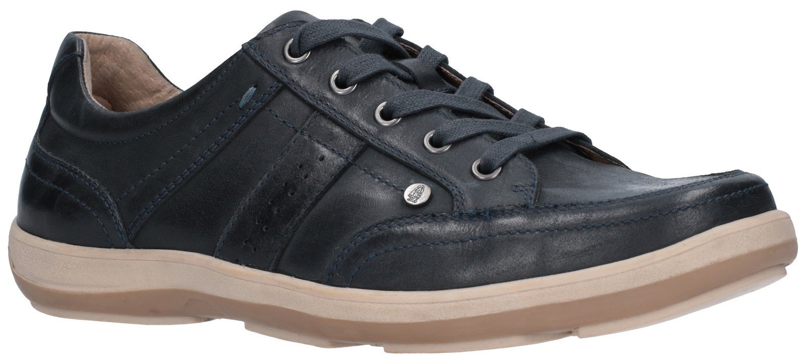 Hush Puppies Men's Vizla Lace Trainer Navy 27368 - Navy 7