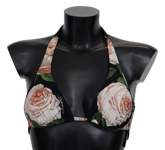 Multicolor Floral Print Beachwear Bikini Tops - IT1 | XS
