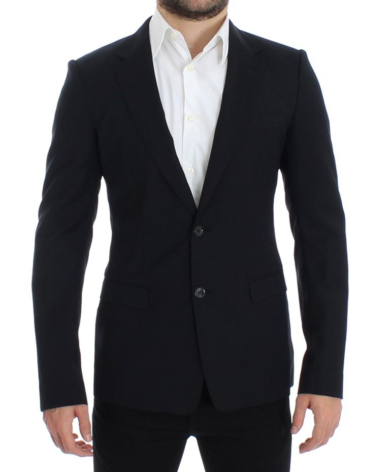 Dolce & Gabbana Men's blue Wool slim fit Blazer Blue SIG12312 - IT48 | M