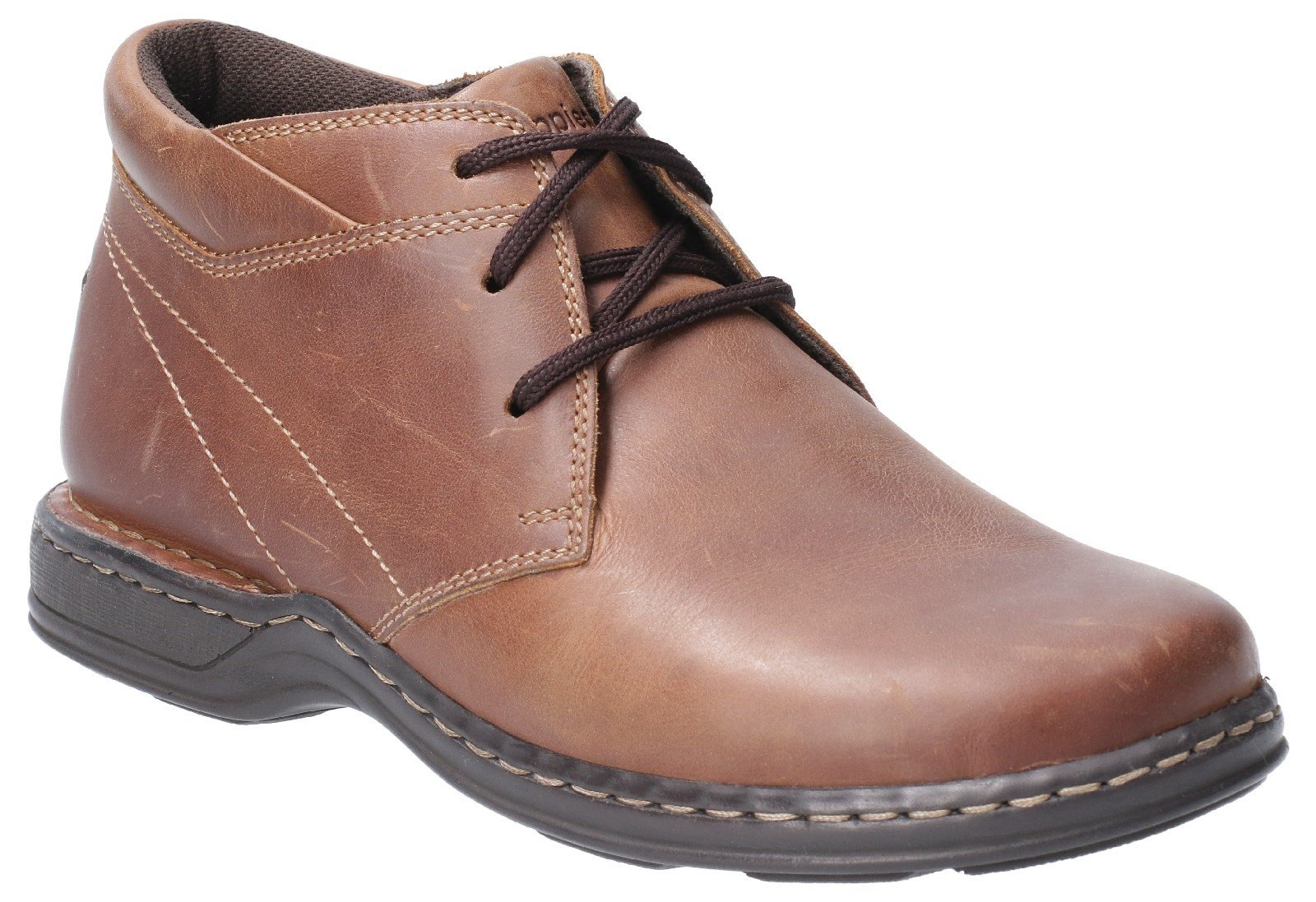 Hush Puppies Men's Reggie Lace Up Shoe Various Colours 29171 - Brown 6