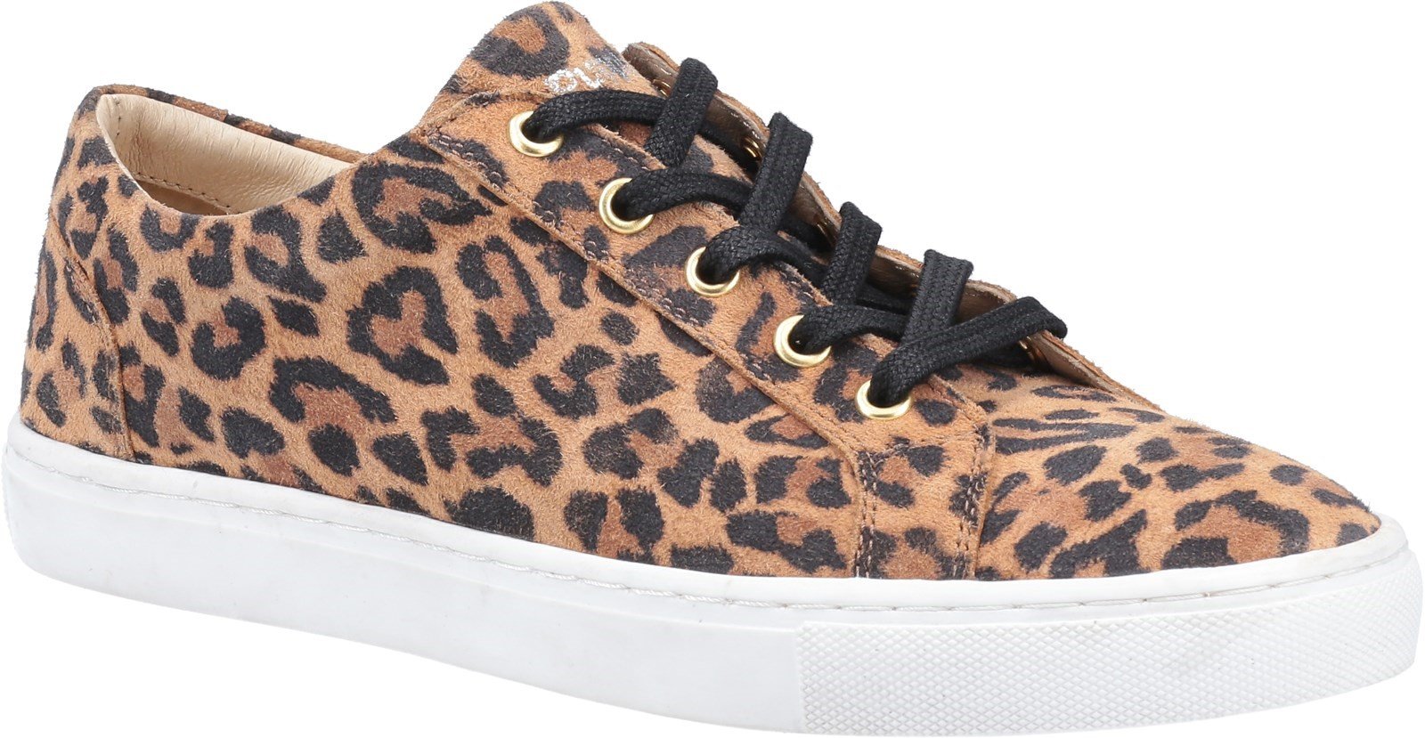 Hush Puppies Women's Tessa Lace Trainer Various Colours 31961 - Leopard 3