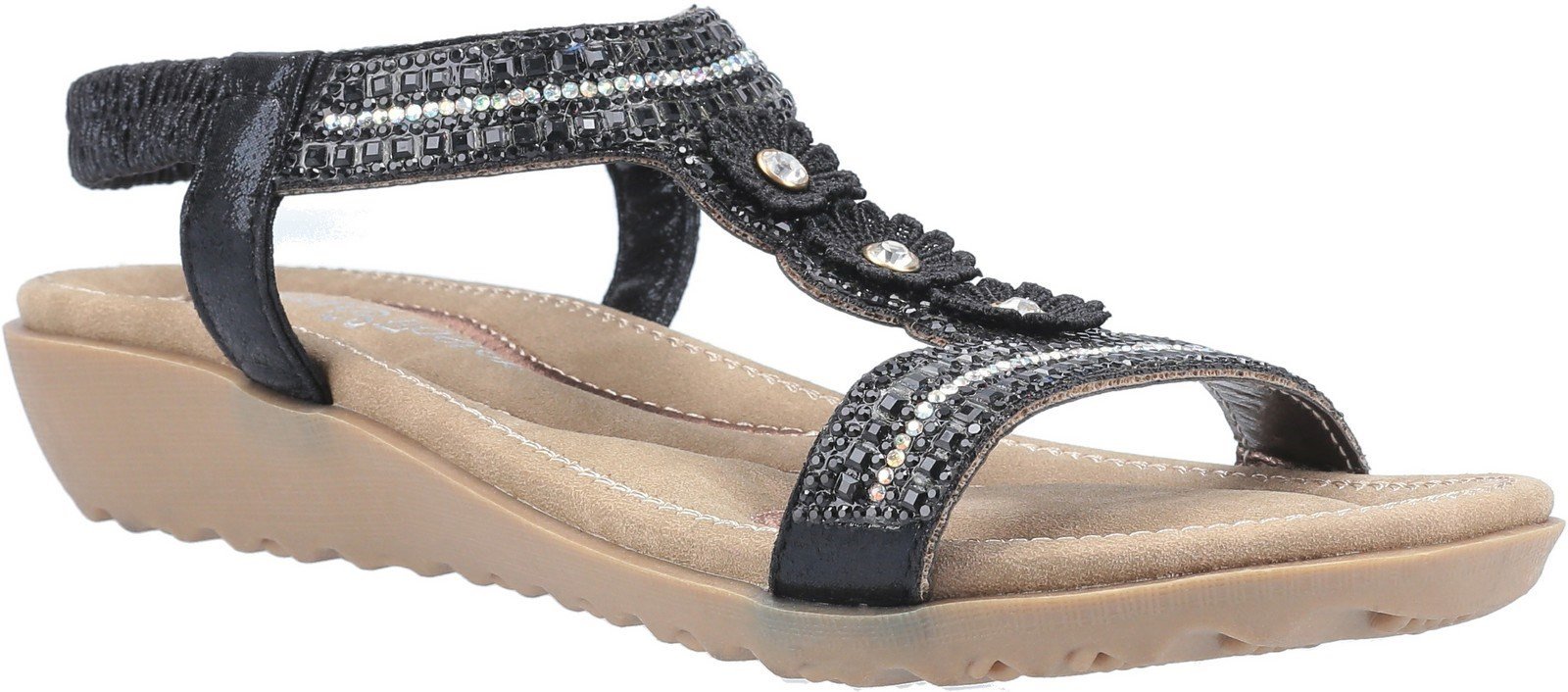 Fleet & Foster Women's Tabitha Slip On Sandal Various Colours 30099 - Black 3