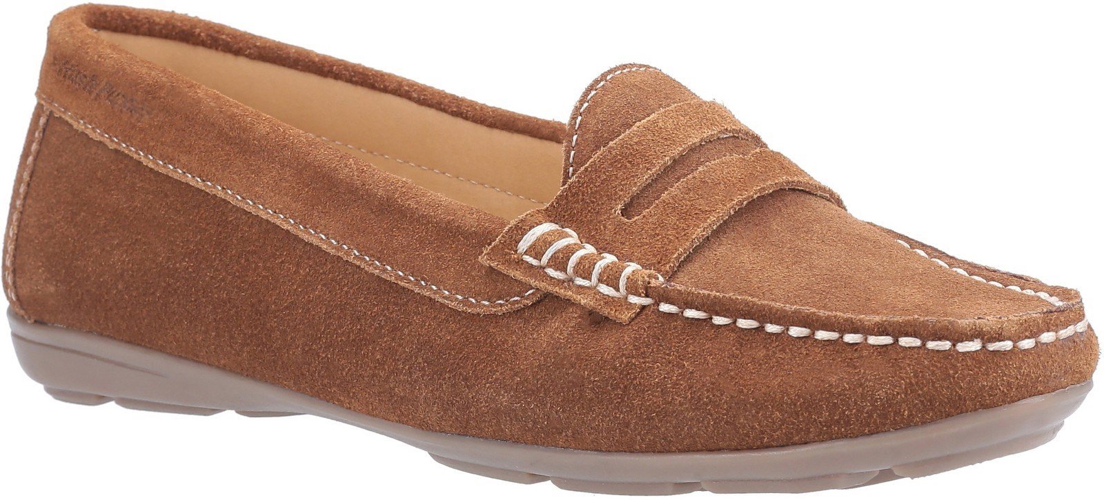 Hush Puppies Women's Margot Slip On Loafer Various Colours 30238 - Tan 3