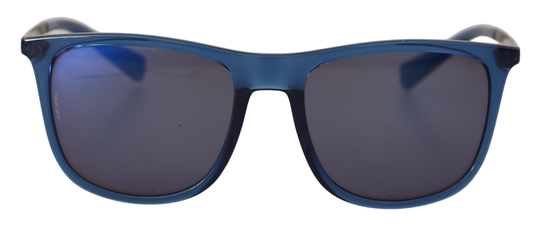 Blue Plastic Frame Acetate DG6106 Transparent Sunglasses