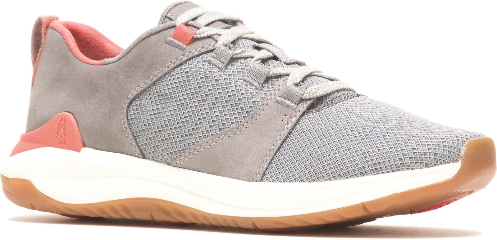 Hush Puppies Women's Basil Ladies Lace Trainer Various Colours 31287 - Frost Grey 3