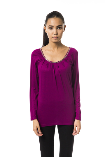 BYBLOS Women's Top Violet BY1234734-IT42-S - IT42 | S