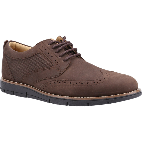 Hush Puppies Men's Elon Lace Up Shoes Various Colours 34255 - Brown 6