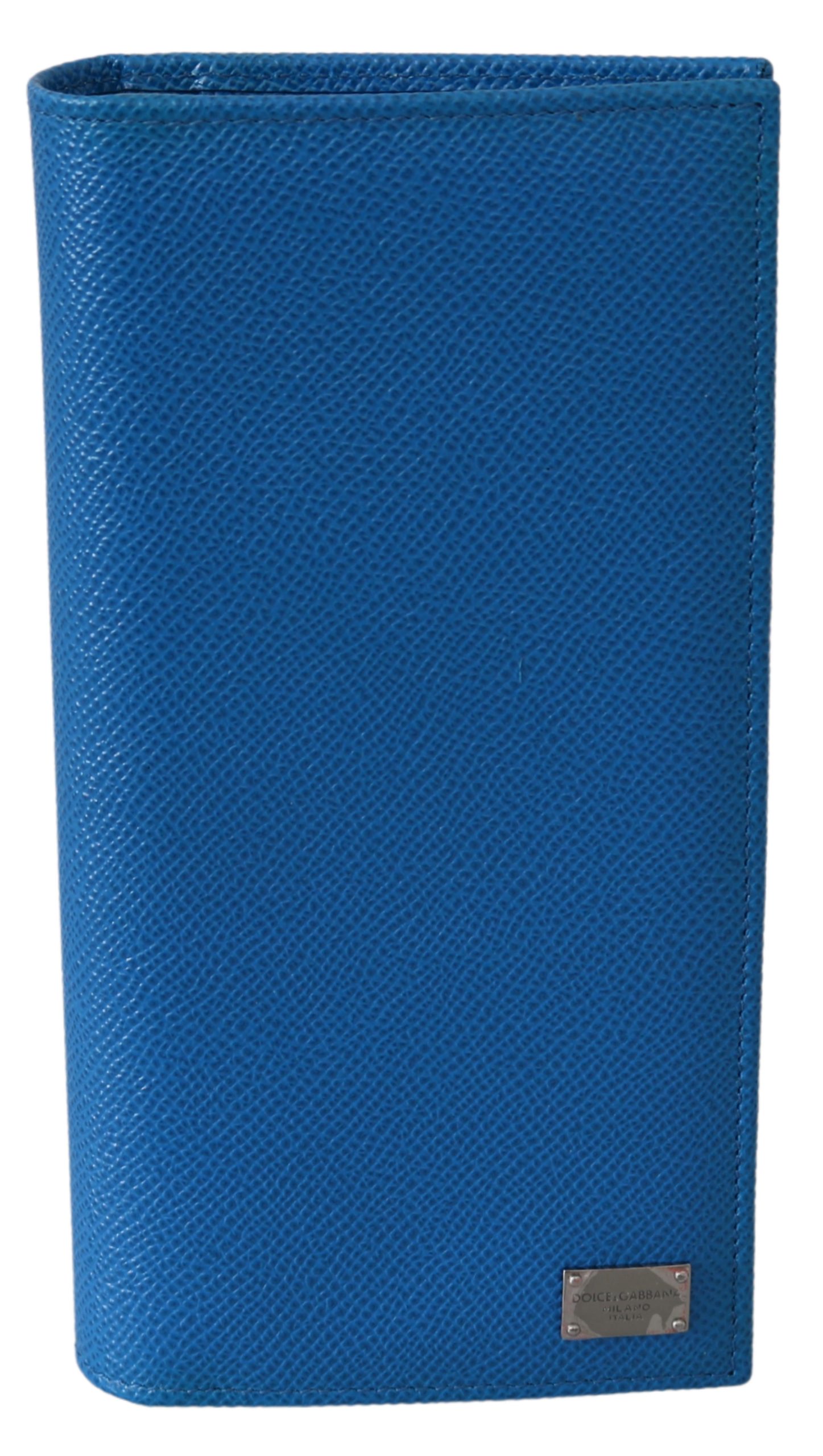 Dolce & Gabbana Men's Solid Bifold Card Holder Leather Wallet White VAS9579