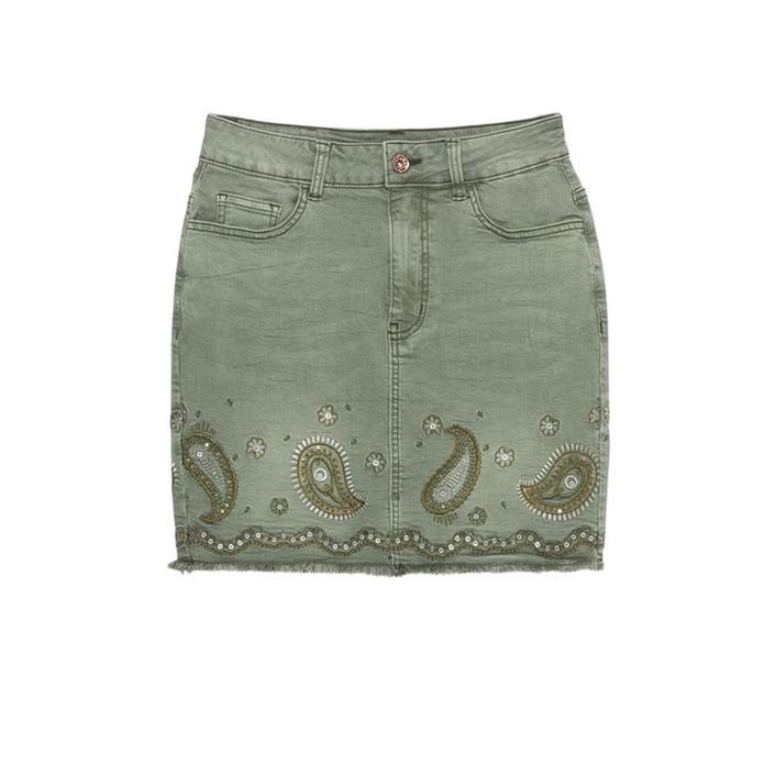 Desigual Women's Skirt Green 205351 - green w24