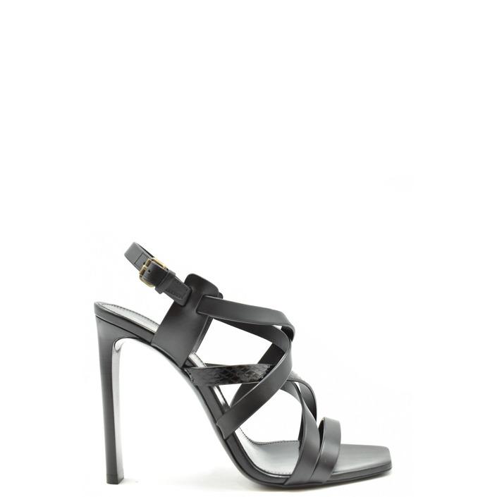 Saint Laurent Women's Sandal Black 179414 - black 36