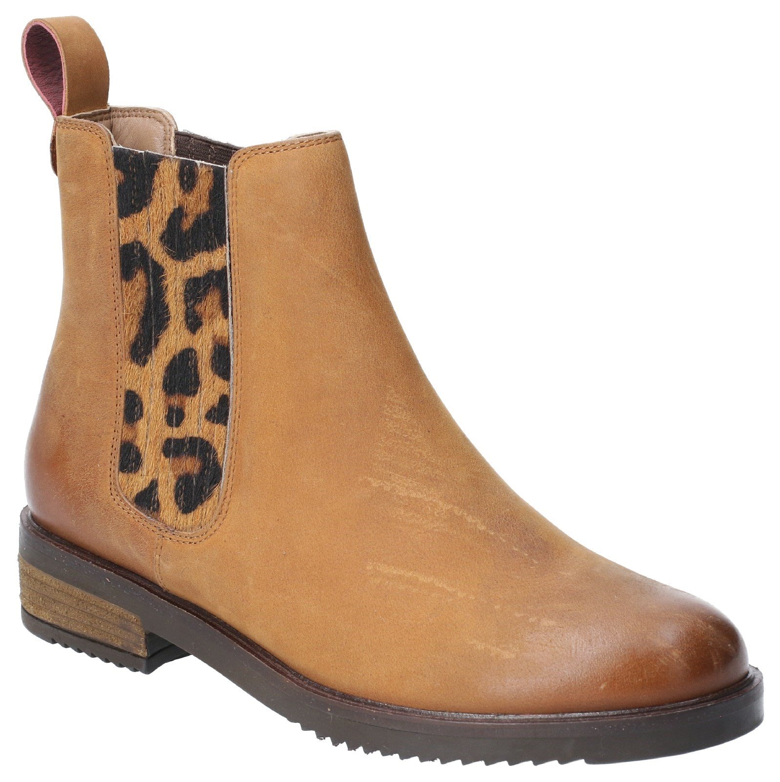 Hush Puppies Women's Stella Slip On Ankle Boot Various Colours 29213 - Tan 3