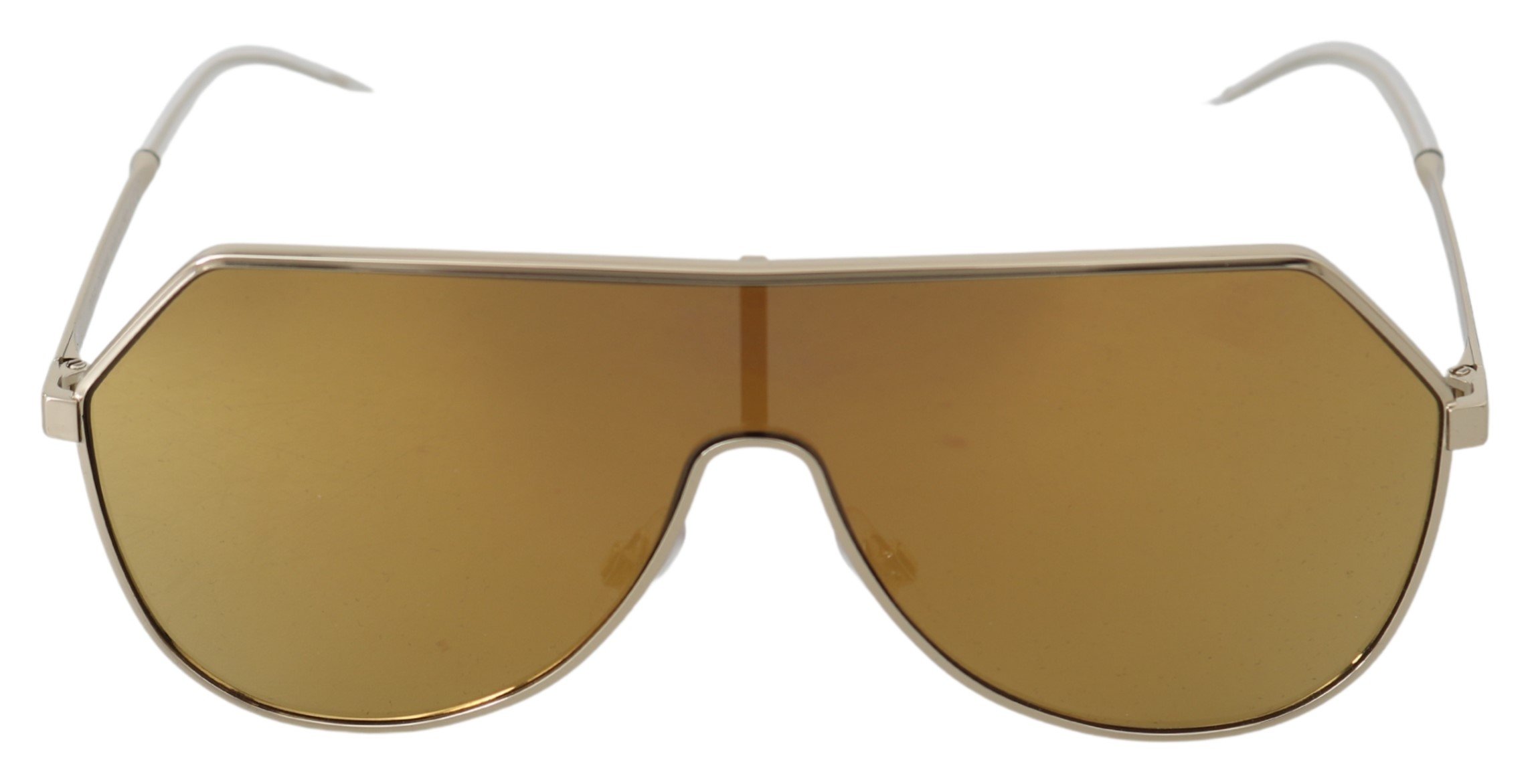 Dolce & Gabbana Women's Logo Shield Sunglasses Gold GLA769