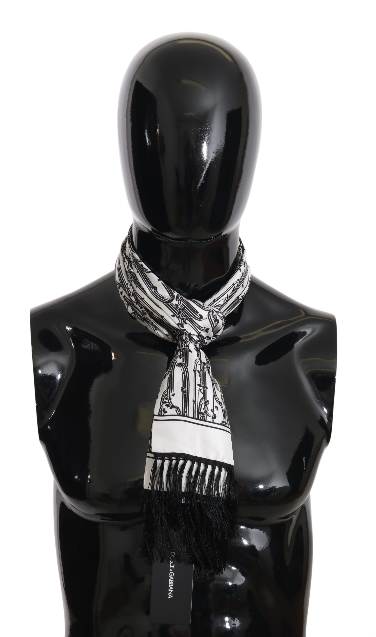 Dolce & Gabbana Men's Scarf Black MS2401