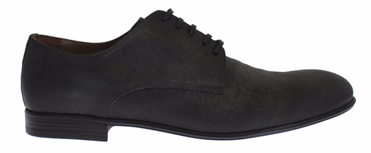 Mens Green Leather Dress Formal Derby Shoes - EU39/US6