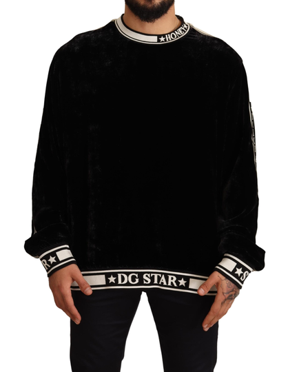 Black Velvet DG Star Pullover Sweater - IT54 | XL