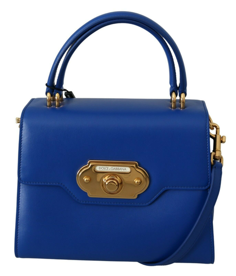 Dolce & Gabbana Women's Leather Crossbody Bag Blue VAS9961