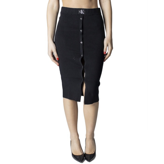 Calvin Klein Jeans Women's Skirt Black 354359 - black XS