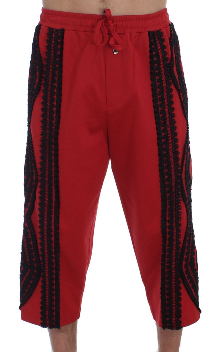 Dolce & Gabbana Women's Torero 3/4 Pants Shorts Red GTT10022 - IT46 | S