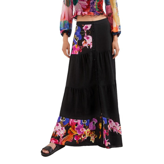 Desigual Women's Skirt Black 344599 - black XS