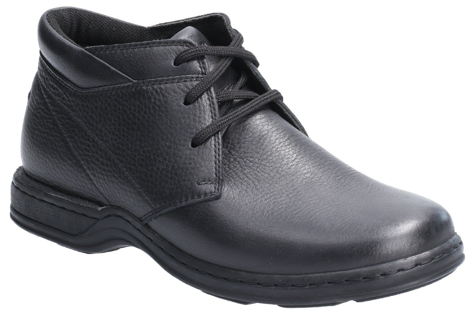Hush Puppies Men's Reggie Lace Up Shoe Various Colours 29171 - Black 6