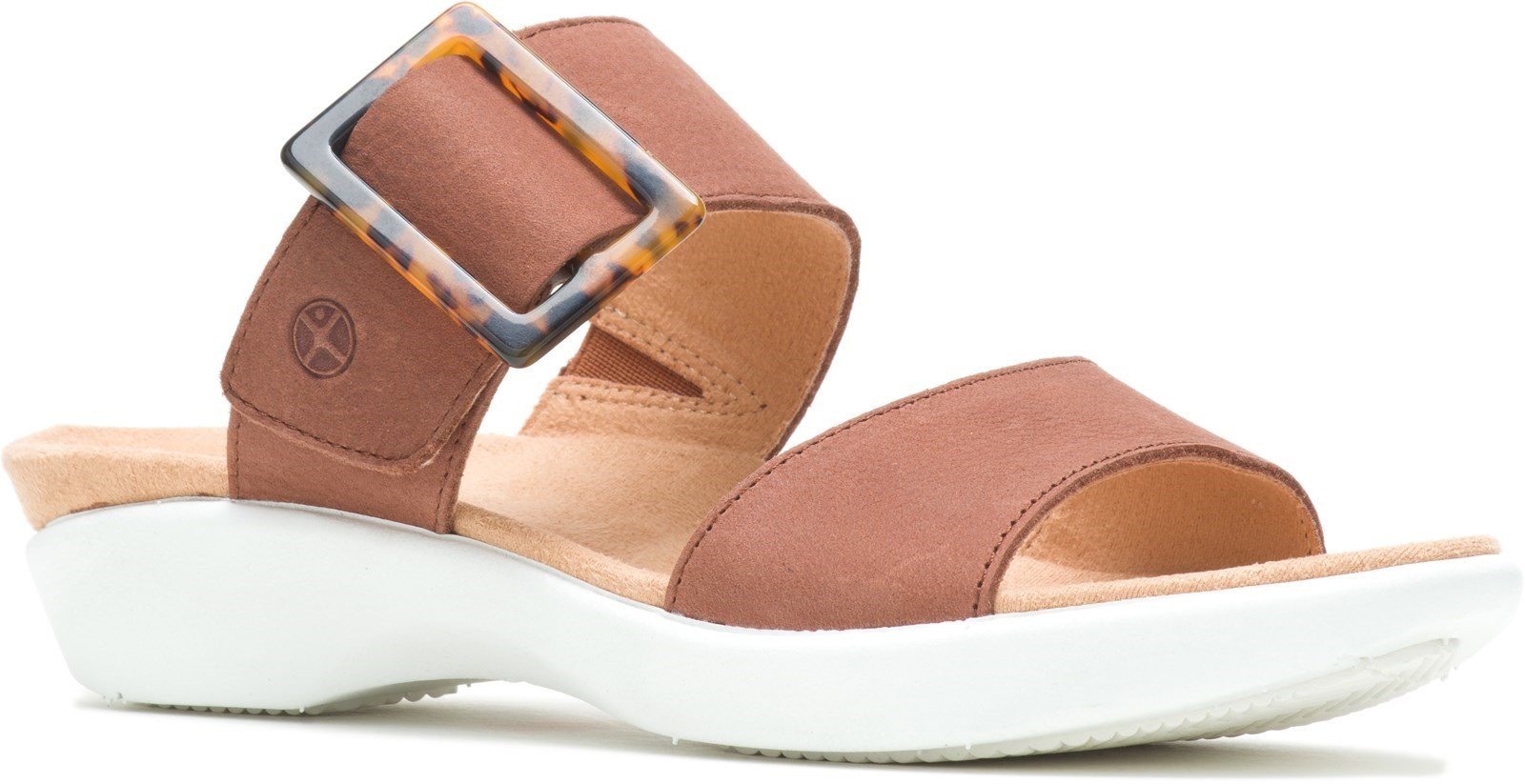 Hush Puppies Women's Dorri Heeled Sandal Various Colours 31945 - Amber 3