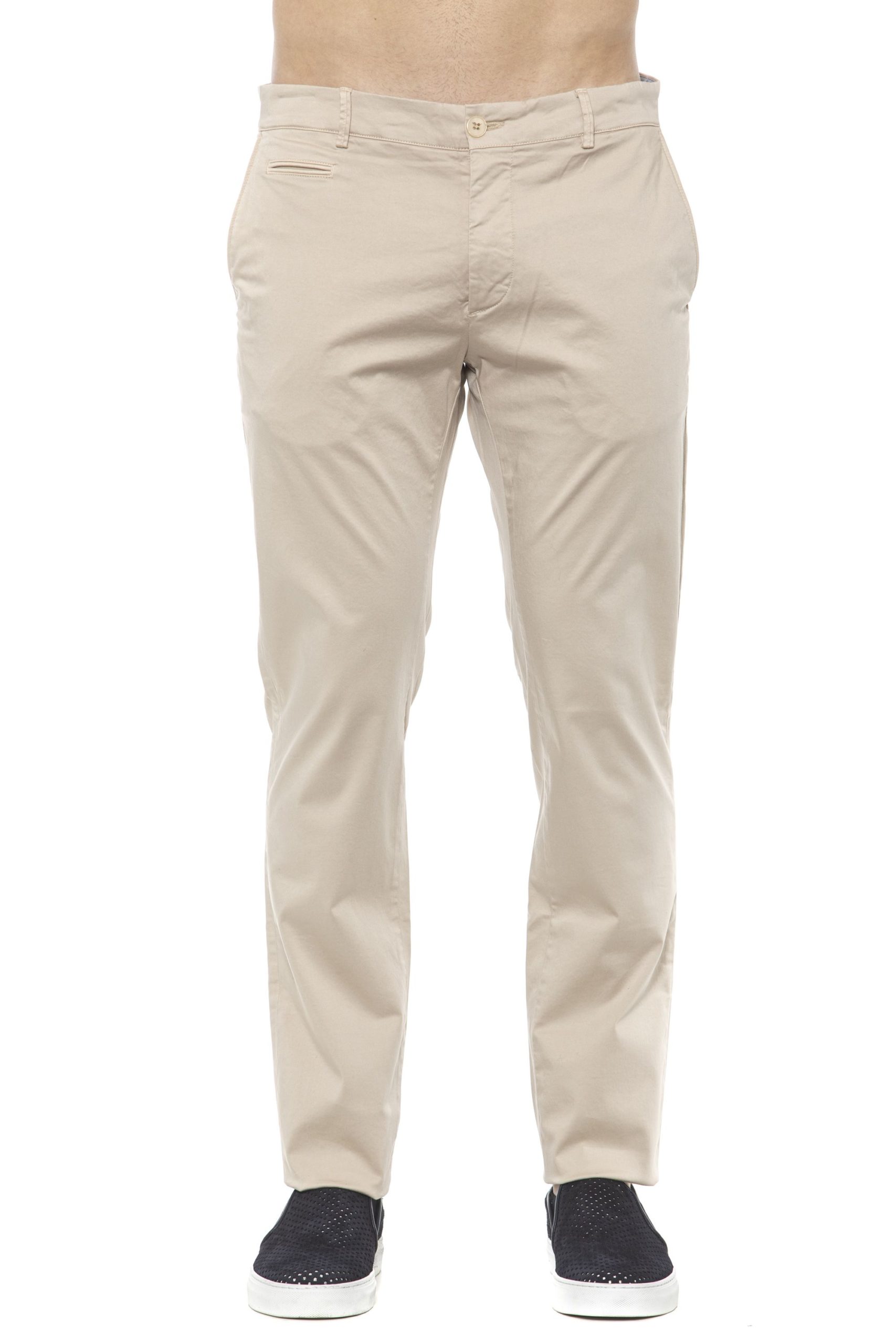 Alpha Studio Men's Sabbia Trouser Beige AL1394965 - IT48 | M