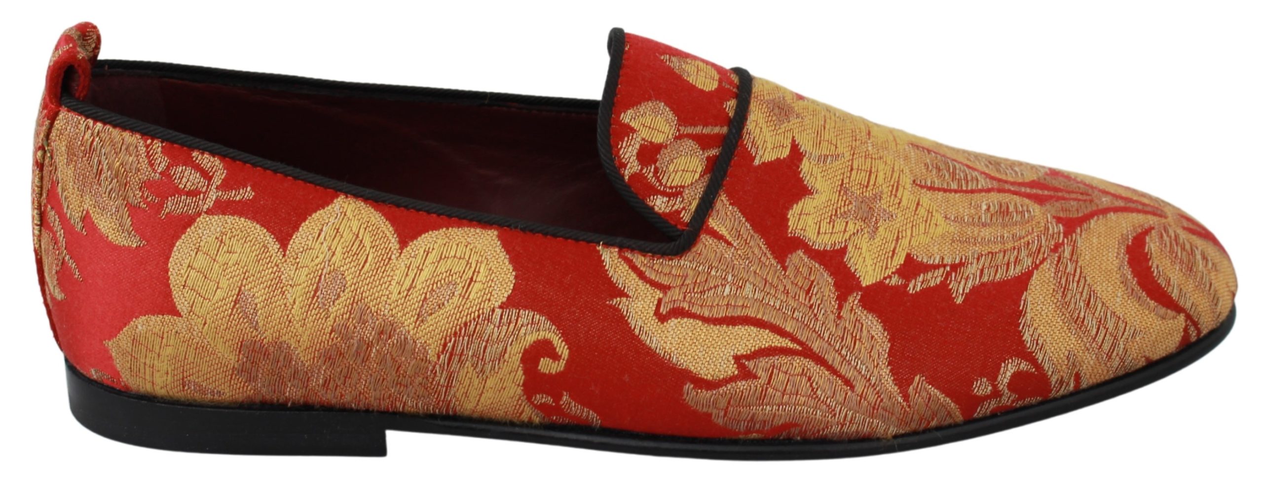 Dolce & Gabbana Men's Brocade Loafer Rose Gold MV2702 - EU39/US6
