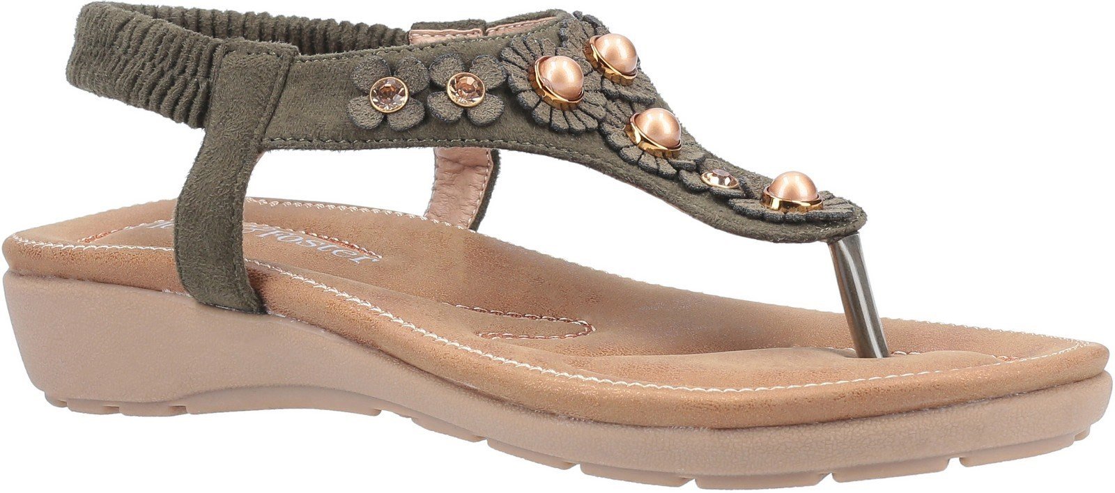 Fleet & Foster Women's Phoebe Slip On Sandal Various Colours 30100 - Khaki 3