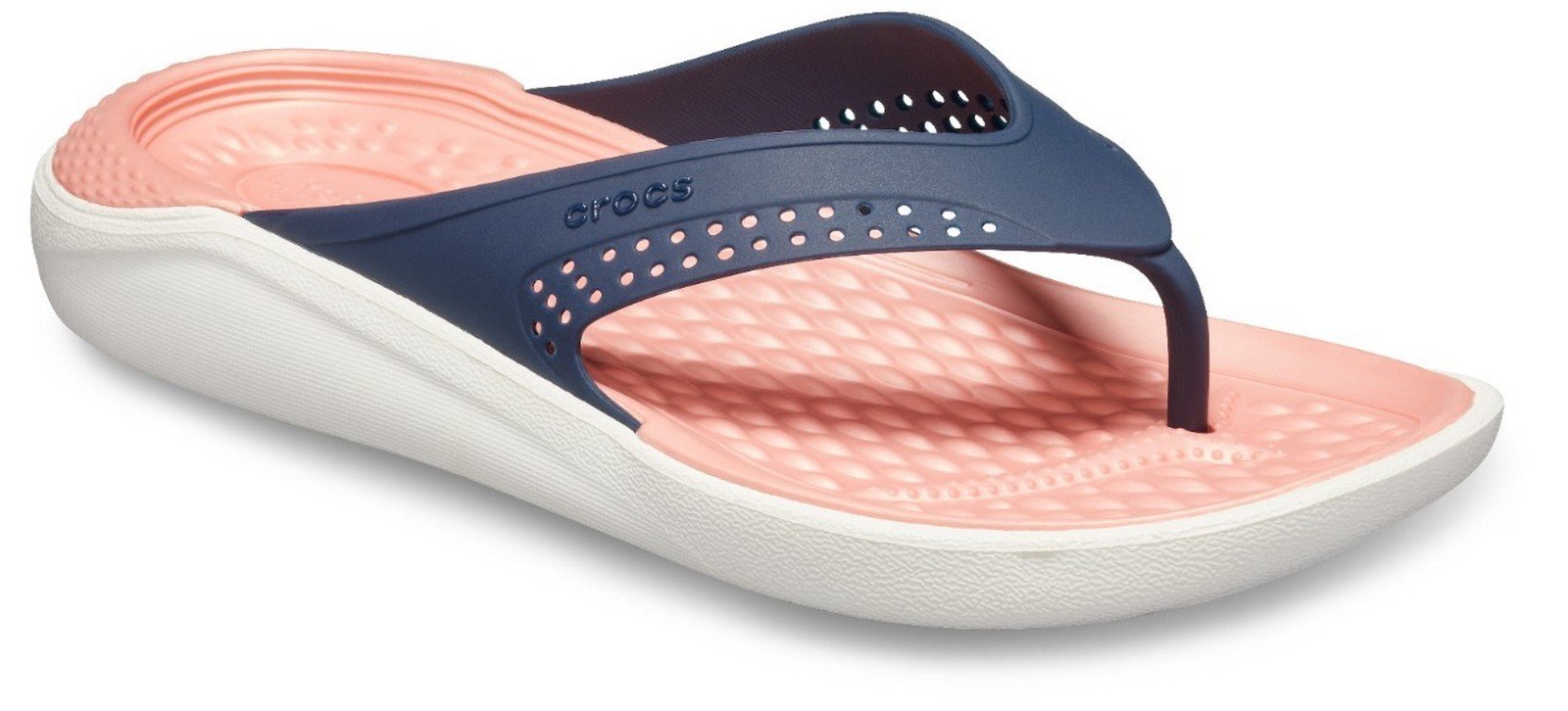 Crocs Unisex LiteRide Flip Flop Various Colours 26904 - Navy/Melon 3