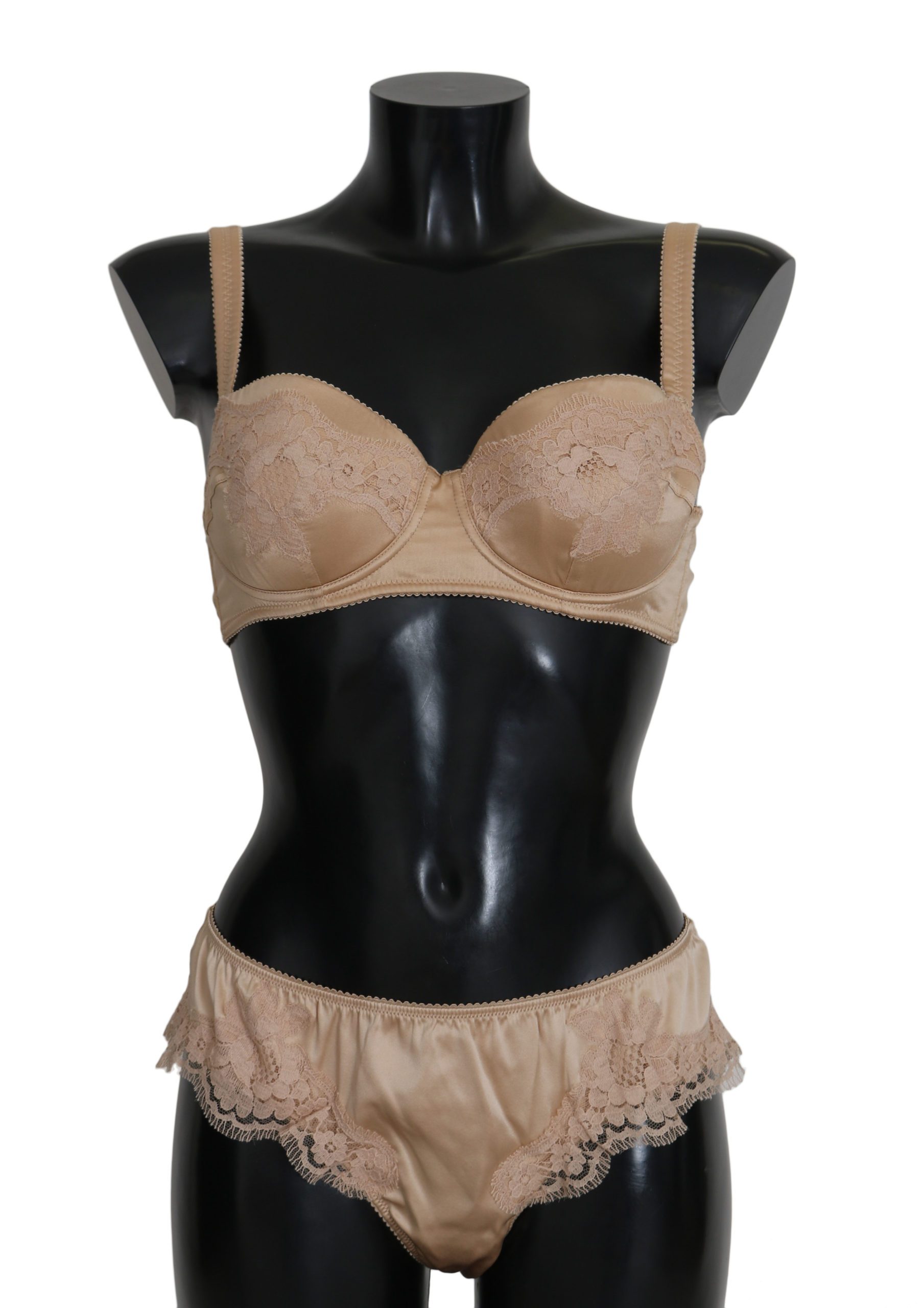 Dolce & Gabbana Women's Bra and bottom Set Black BIK283 - IT2 | S