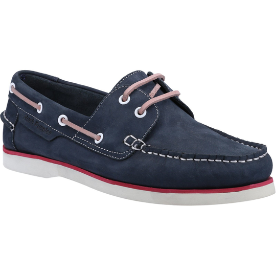 Hush Puppies Women's Hattie Boat Shoes Various Colours 30223 - Navy/Pink 4