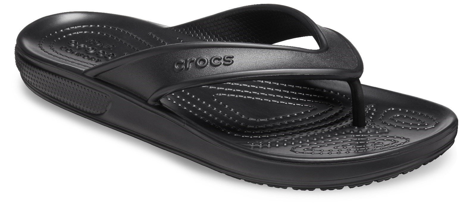 Crocs Women's Classic II Flip Flop Various Colours 30609 - Black 3